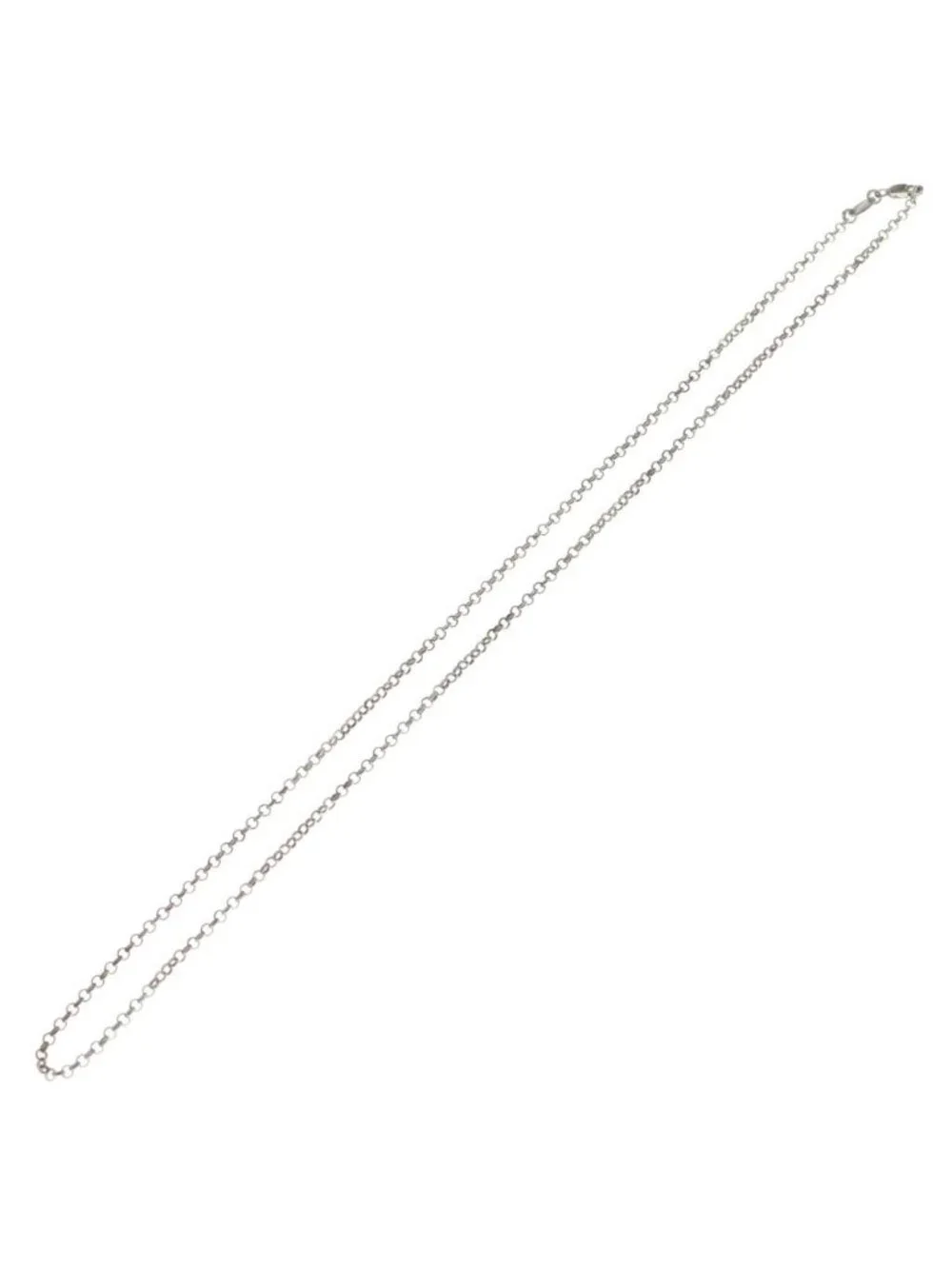 Chrome Hearts Neckchain Roll Chain Necklace 20 Inch Silver